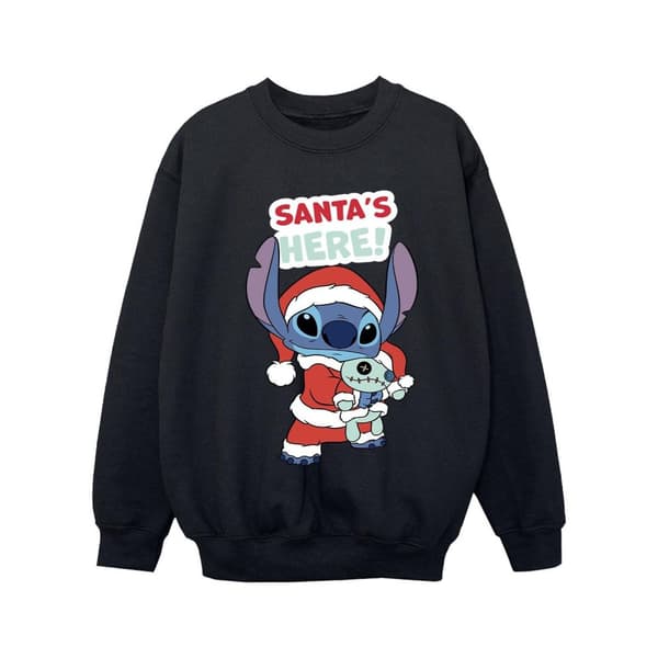 Disney Girls Lilo & Stitch Santa´s Here Sweatshirt
