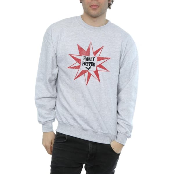 Harry Potter Mens Hedwig Star Sweatshirt