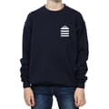 Miniatyrbillede 3 af 5: Looney Tunes Boys Taz Stripes Faux Pocket Sweatshirt
