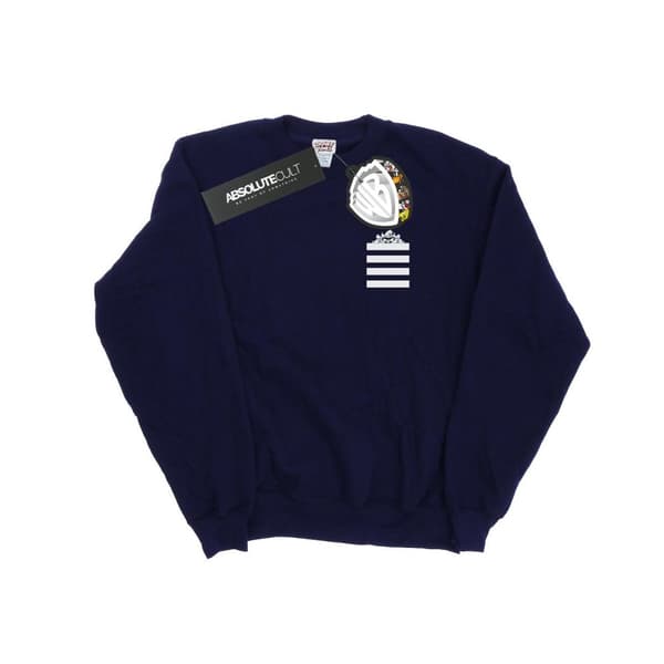 Looney Tunes Boys Taz Stripes Faux Pocket Sweatshirt