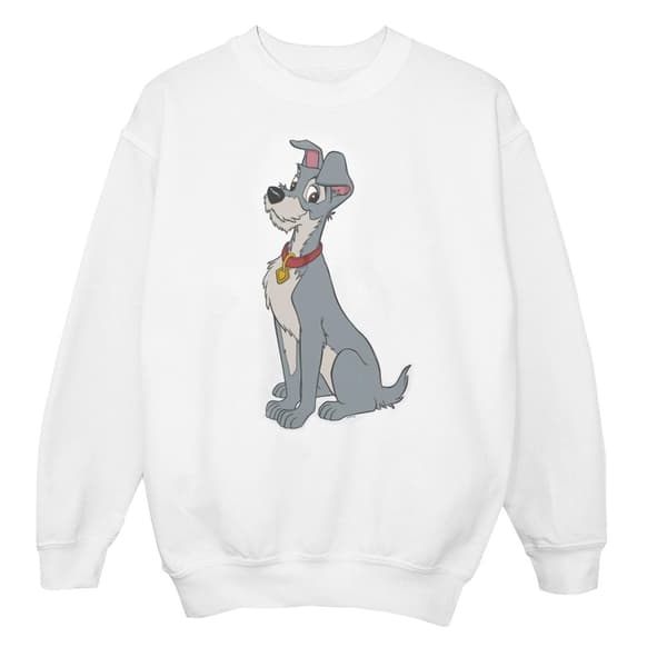 Disney Girls Lady And The Tramp Spaghetti Heart Sweatshirt