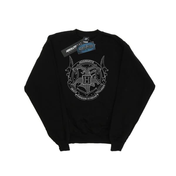 Harry Potter Boys Hogwarts Seal Sweatshirt Black 9-11 Years