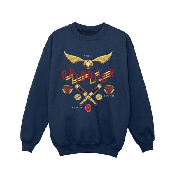 Harry Potter Girls Quidditch Golden Snitch Sweatshirt