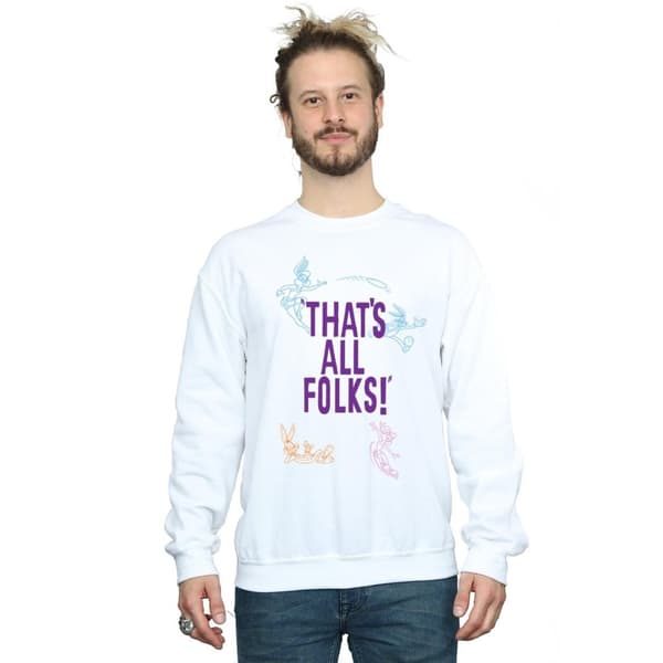 Looney Tunes Mens That´s All Folks Sweatshirt