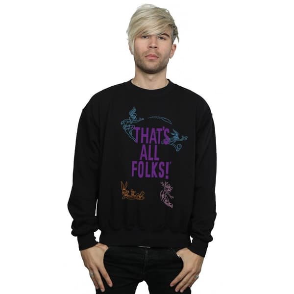Looney Tunes Mens That´s All Folks Sweatshirt