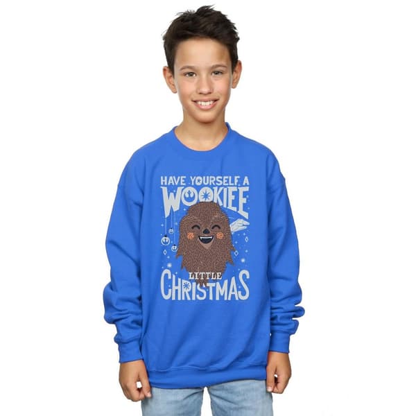 Star Wars Boys Wookiee Little Christmas Sweatshirt