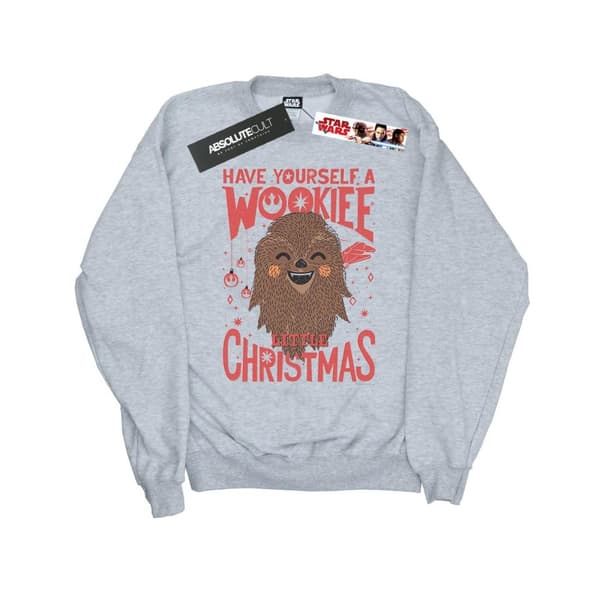 Star Wars Boys Wookiee Little Christmas Sweatshirt