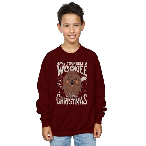 Star Wars Boys Wookiee Little Christmas Sweatshirt