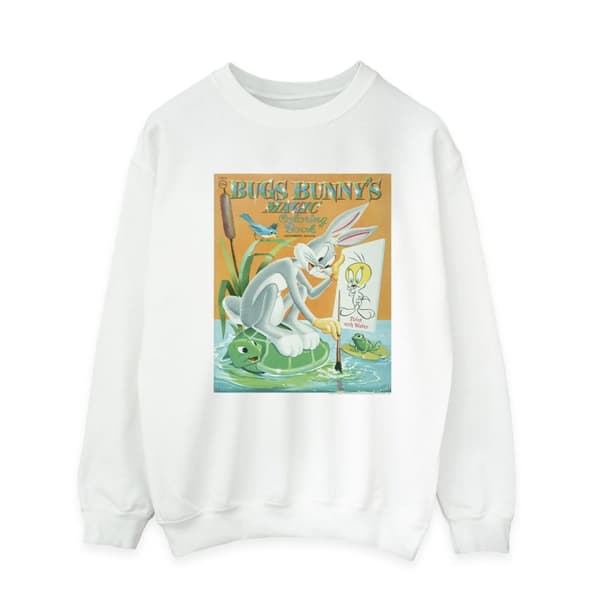 Looney Tunes Mens Bugs Bunny Colouring Book Sweatshirt