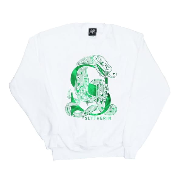 Harry Potter Dam/Tjej Slytherin Orm Sweatshirt