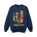 Miniatyrbild 1 av 3: Star Wars Pojkar The Book Of Boba Fett Distressed Outlaw Sweatshirt