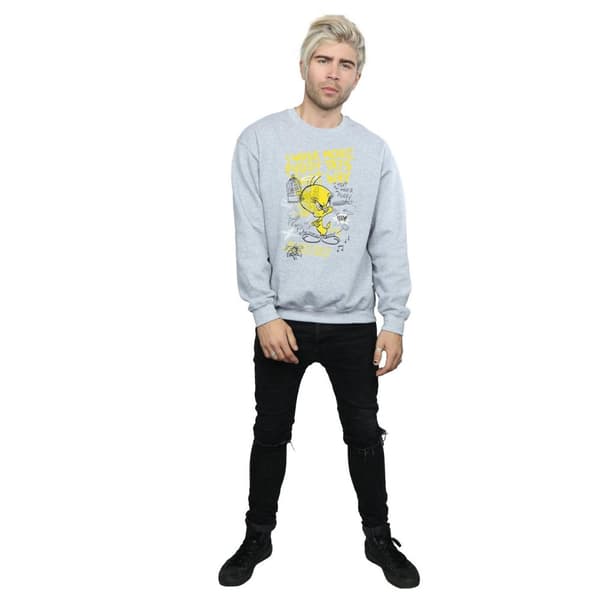 Looney Tunes Tweety Pie More Puddy Tats Sweatshirt för herrar