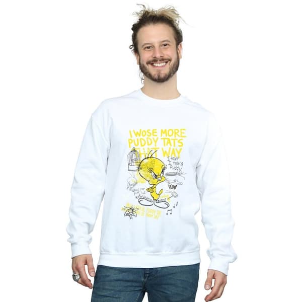 Looney Tunes Tweety Pie More Puddy Tats Sweatshirt för herrar