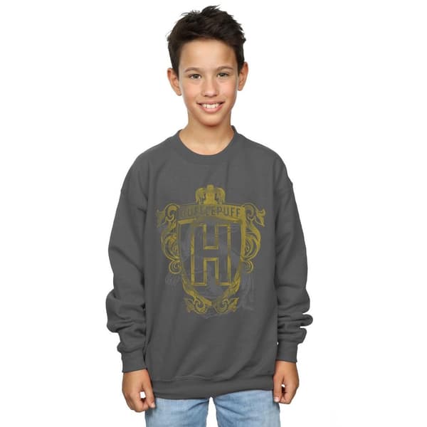 Harry Potter Hufflepuff Badger Crest-tröja för pojkar