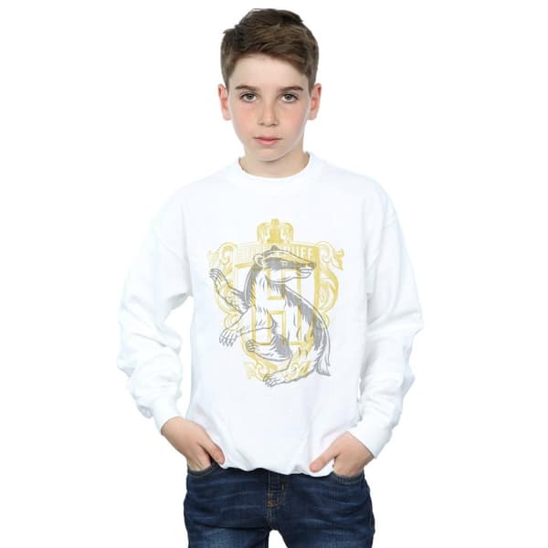 Harry Potter Hufflepuff Badger Crest-tröja för pojkar