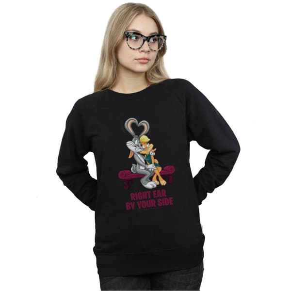 Looney Tunes Dam/Tjej Bugs And Lola Alla hjärtans kram-tröja
