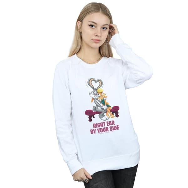 Looney Tunes Dam/Tjej Bugs And Lola Alla hjärtans kram-tröja