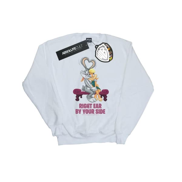 Looney Tunes Dam/Tjej Bugs And Lola Alla hjärtans kram-tröja White XL