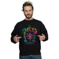 Miniatyrbilde 2 av 3: Harry Potter Mens Gryffindor Crest Tie Dye Infill Sweatshirt