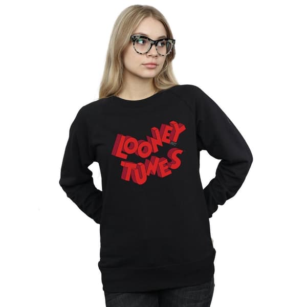 Looney Tunes Sweatshirt med 3D-logotyp för damer/kvinnor