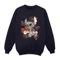 Miniatyrbild 1 av 4: Disney Lilo And Stitch Ohana Orange Hibiscus Sweatshirt för flickor