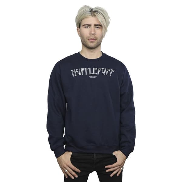 Harry Potter Mens Hufflepuff Logo Sweatshirt