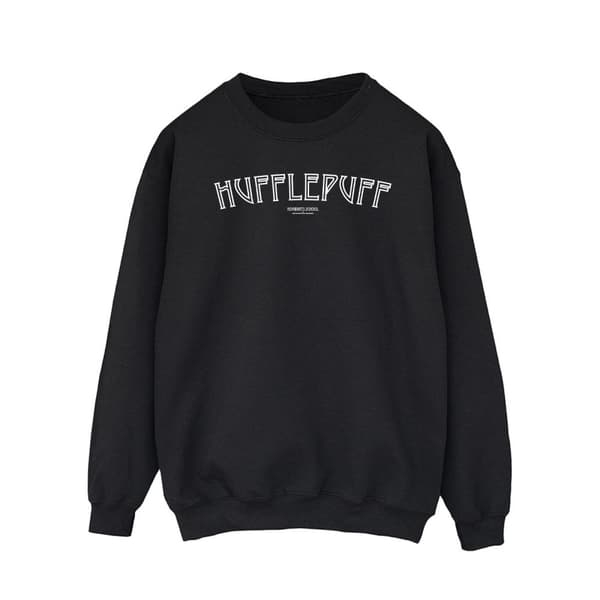 Harry Potter Sweatshirt med Hufflepuff-logga för herrar