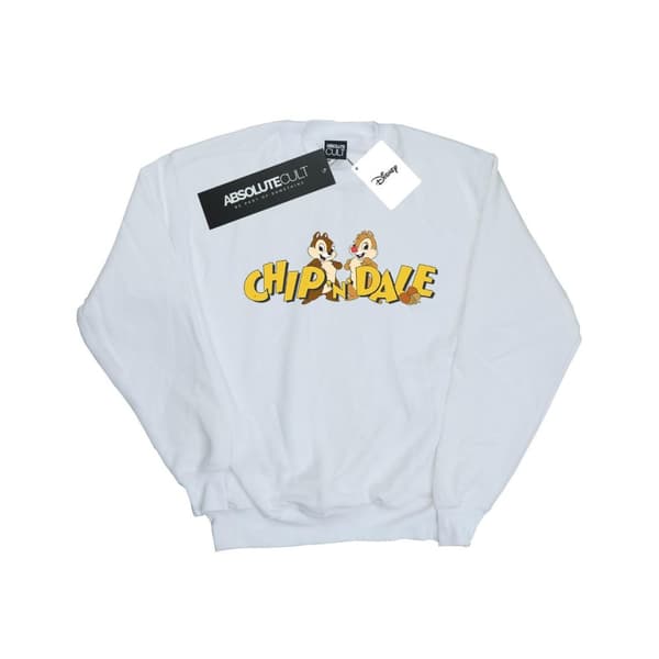 Disney Dam/Tjej Chip And Dale Character Logo Sweatshirt