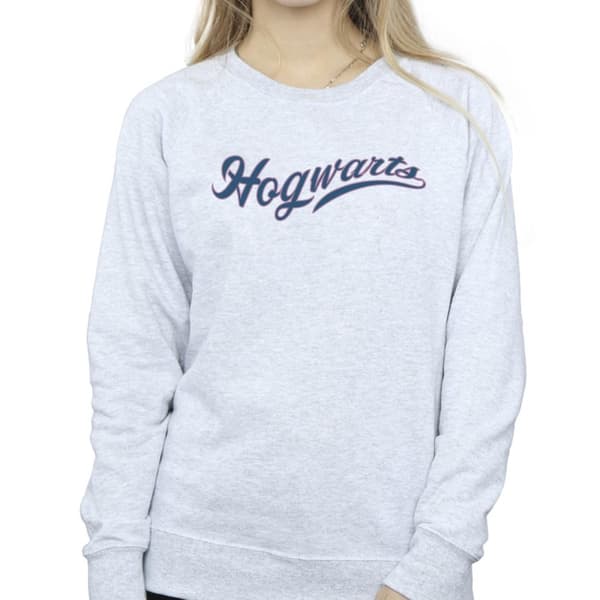 Harry Potter Womens/Ladies Hogwarts Writing Sweatshirt