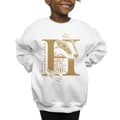 Miniatyrbillede 3 af 5: Harry Potter Girls Hufflepuff Glitter Sweatshirt