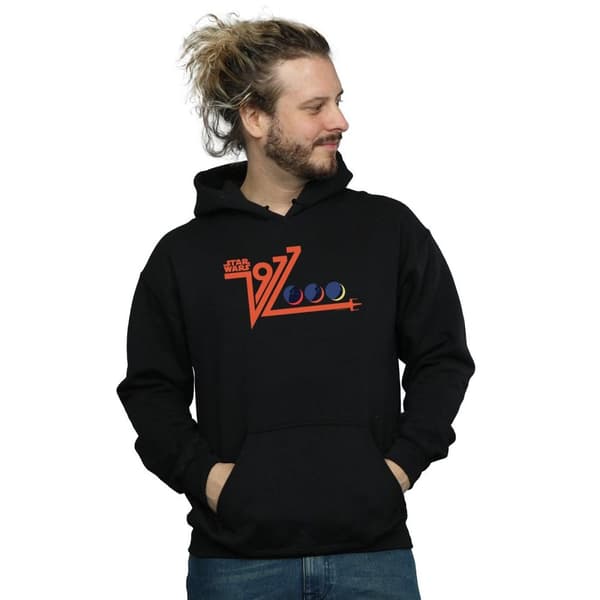 Star Wars Retro 1977 Death Star-hoodie för herrar