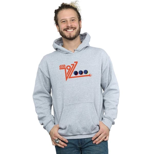 Star Wars Mens Retro 1977 Death Star Hoodie