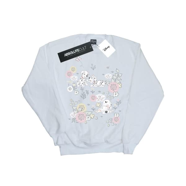 Disney 101 Dalmatiner Äng Sweatshirt för flickor White 5-6 Years