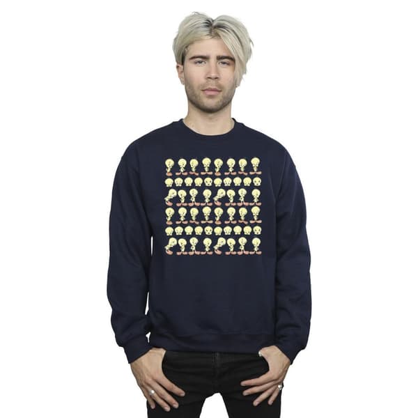 Looney Tunes Mens Tweety Repeat Sweatshirt