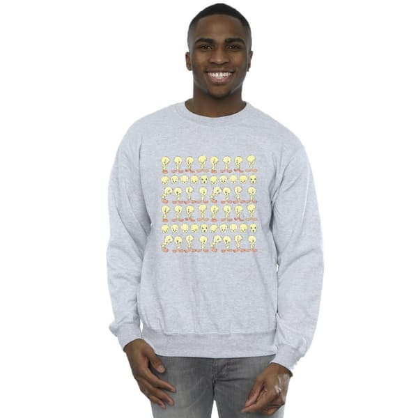 Looney Tunes Mens Tweety Repeat Sweatshirt