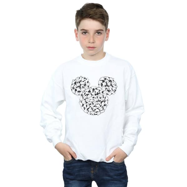 Disney Boys Mickey Mouse Head Of Hands Sweatshirt