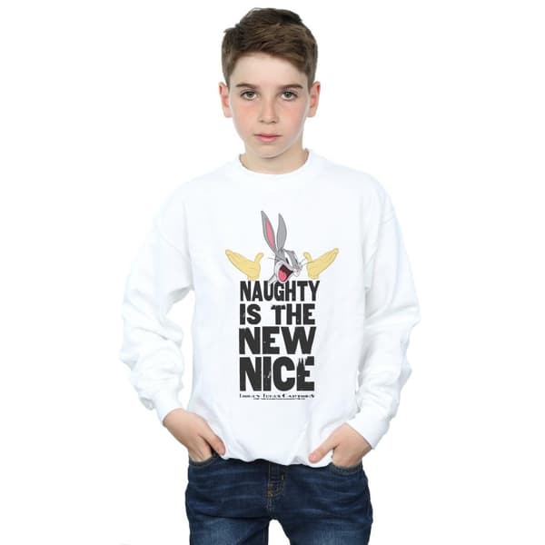 Looney Tunes Pojkar - Naughty Is The New Nice - Sweatshirt