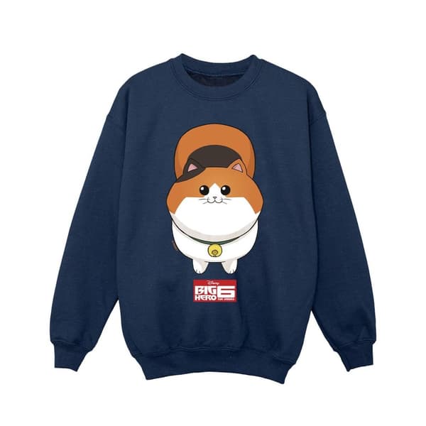 Disney Sweatshirt med kattansikte för flickor Big Hero 6 Baymax