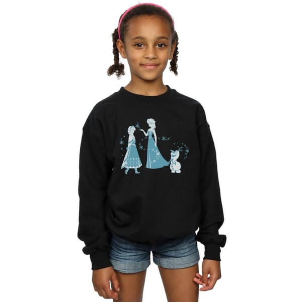 Disney Girls Frozen Magic Snowflakes Sweatshirt
