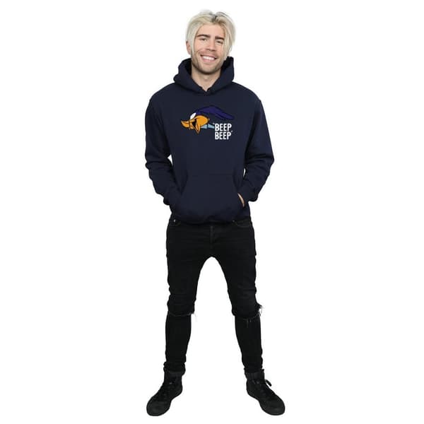 Looney Tunes Mens Road Runner Beep Beep Hoodie