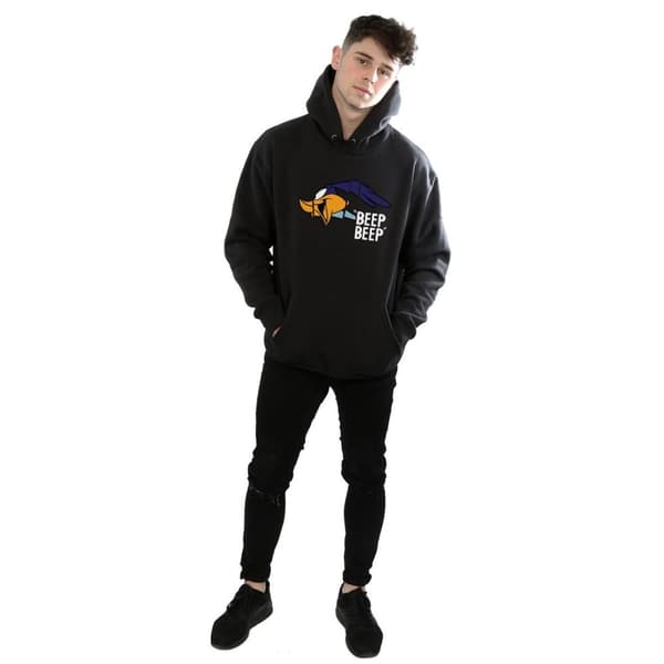 Looney Tunes Mens Road Runner Beep Beep Hoodie