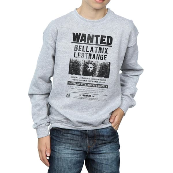 Harry Potter Pojkar Bellatrix Lestrange Wanted Sweatshirt