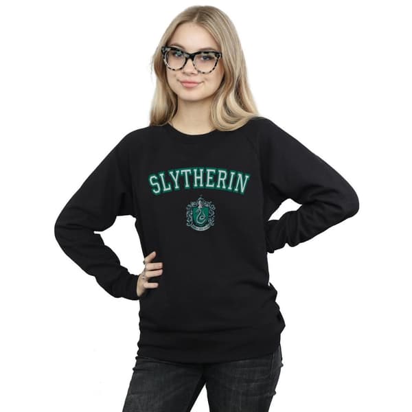 Harry Potter Womens/Ladies Slytherin Crest Sweatshirt