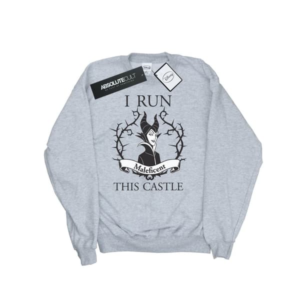 Disney Womens/Ladies Maleficent I Run This Castle Sweatshirt