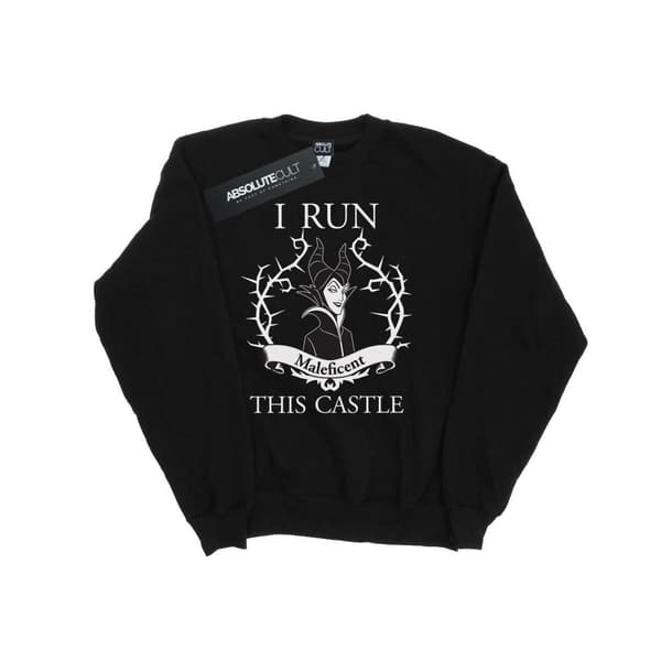 Disney Womens/Ladies Maleficent I Run This Castle Sweatshirt