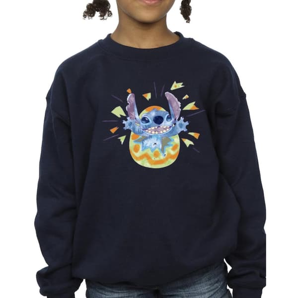 Disney Girls Lilo & Stitch Cracking Egg Sweatshirt