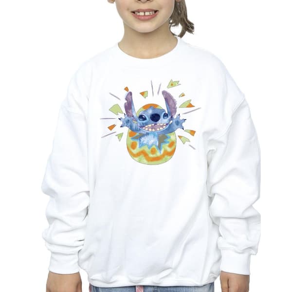 Disney Girls Lilo & Stitch Cracking Egg Sweatshirt