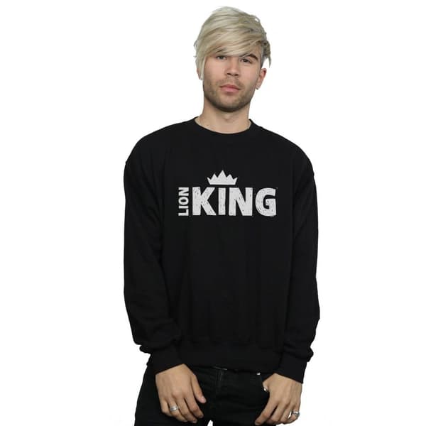 Disney Mens The Lion King Movie Crown Sweatshirt