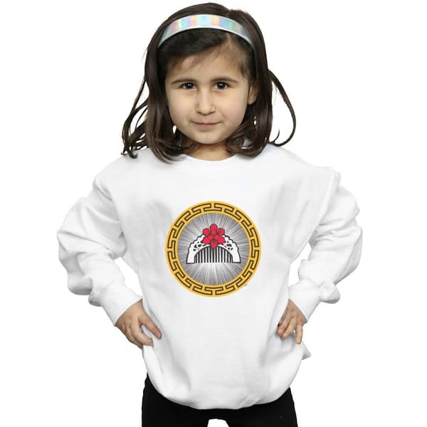 Disney Sweatshirt med blommig kam från Mulan-filmen för flickor