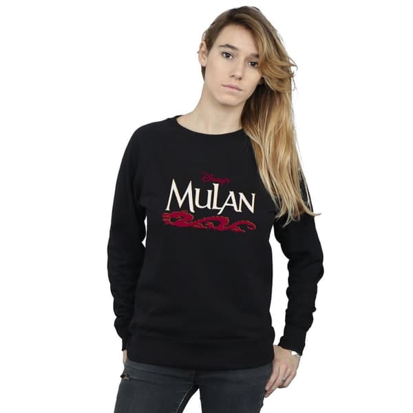 Disney Sweatshirt med Mulan-skrift för damer/damer
